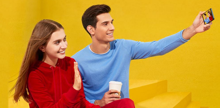 Huawei P Smart selfie fotoaparát